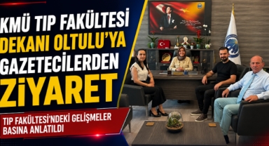 Gazeteciler Özen ve Gür, Dekan Oltulu ile Bir Araya Geldi