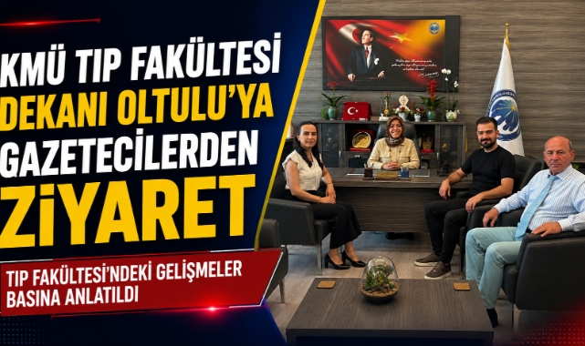 Gazeteciler Özen ve Gür, Dekan Oltulu ile Bir Araya Geldi