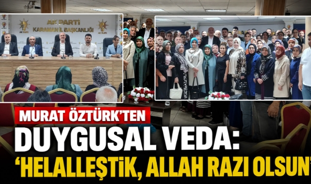 Murat Öztürk’ten Duygusal Veda: ‘Helalleştik, Allah Razı Olsun’