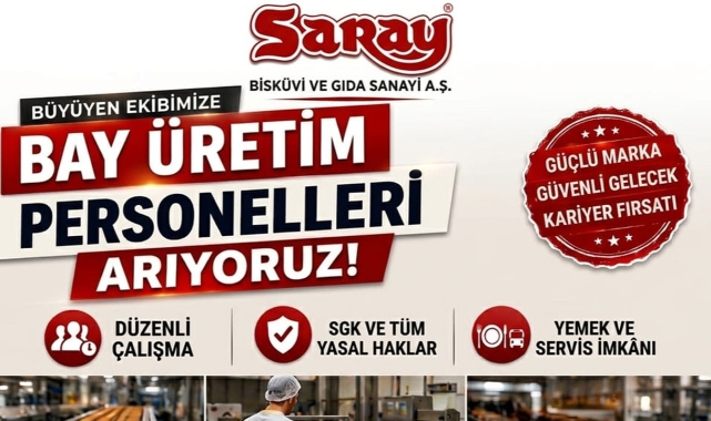 Saray Bisküvi Elaman Alım İlanı