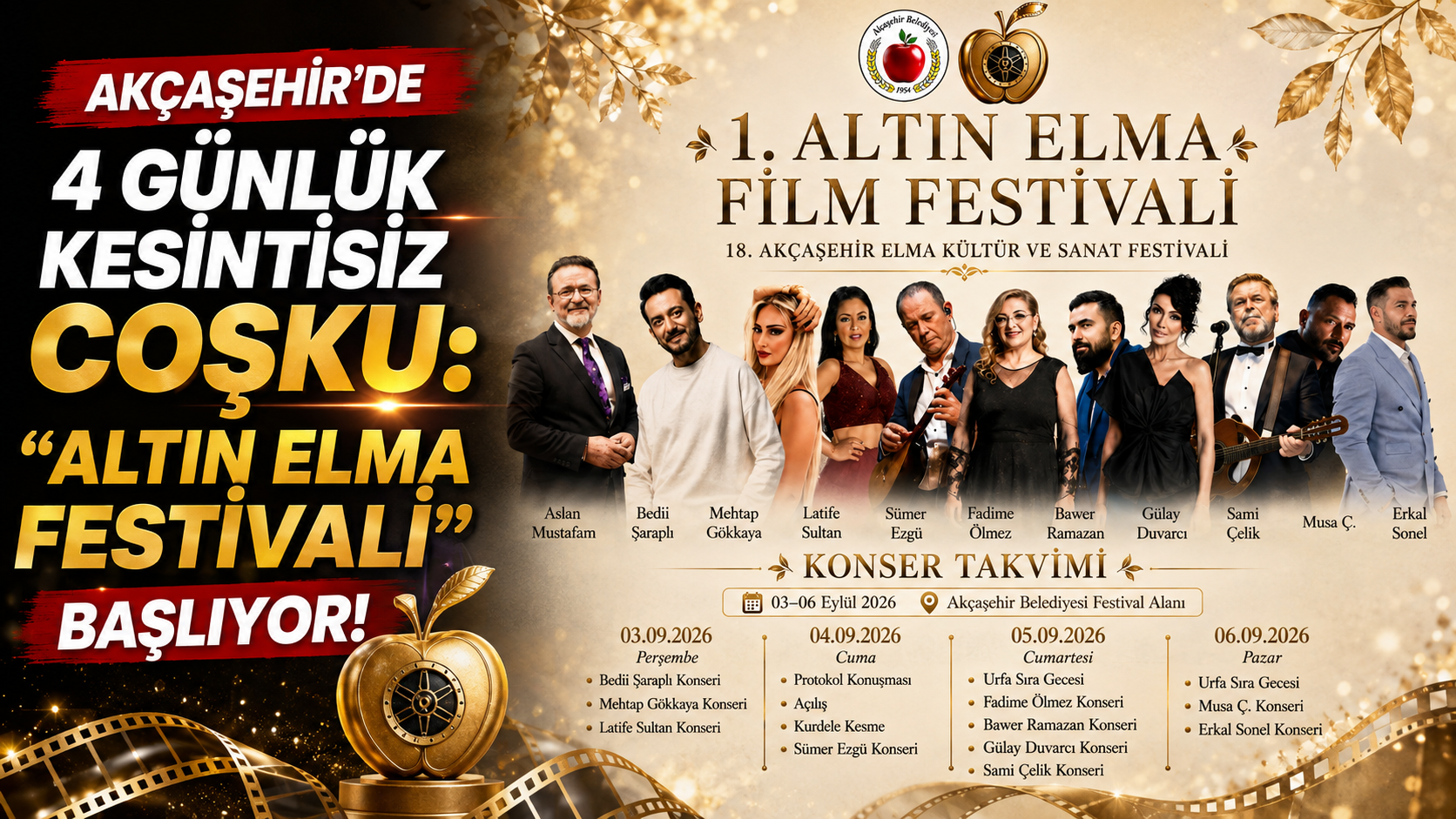 Akçaşehir’de 4 Günlük Kesintisiz Coşku: 