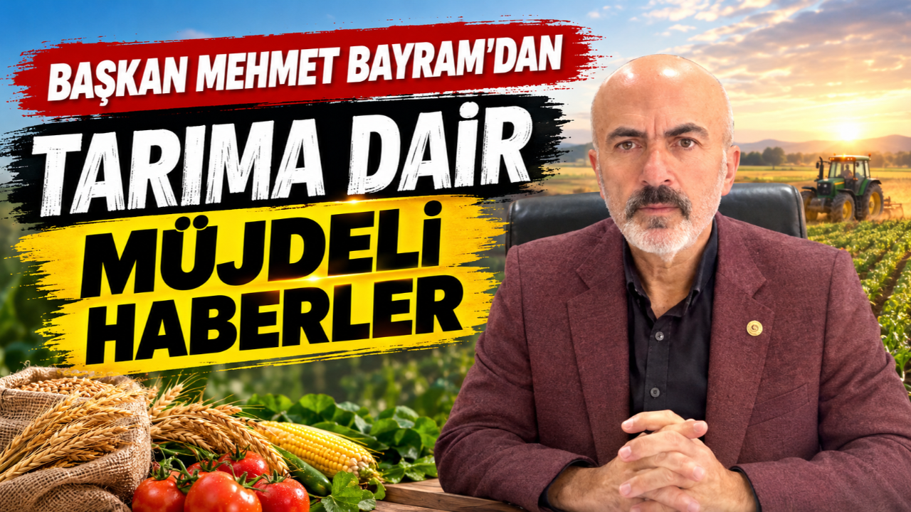 Başkan Mehmet Bayram’dan Tarıma Dair Müjdeli Haberler