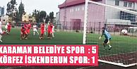 Karaman Belediye Spor, puanı 31' e yükseltti