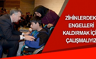 Engelliler Haftası programı Mevlana Kültür Merkezi’nde yapıldı