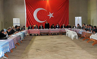 Muhtarlar toplantısı Mesudiye köyünde yapıldı