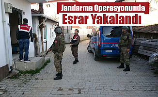 Jandarma Operasyonunda Esrar Yakalandı...