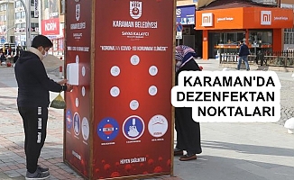 Karaman'da Yoğun Koronavirüs Tedbirleri