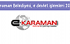 Karaman Belediyesi, e devlet işlemleri 2017