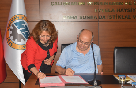 Karatay Üniversitesi İdari Personelinden KTSO ya ziyaret